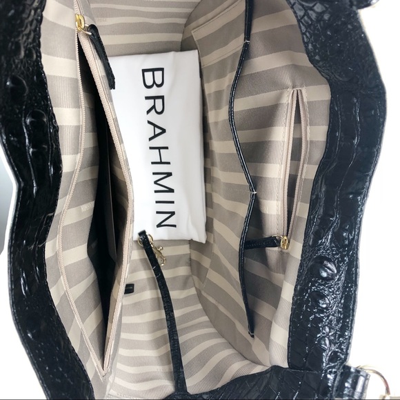 New Brahmin Green Black shoulder bag - Picture 6 of 8